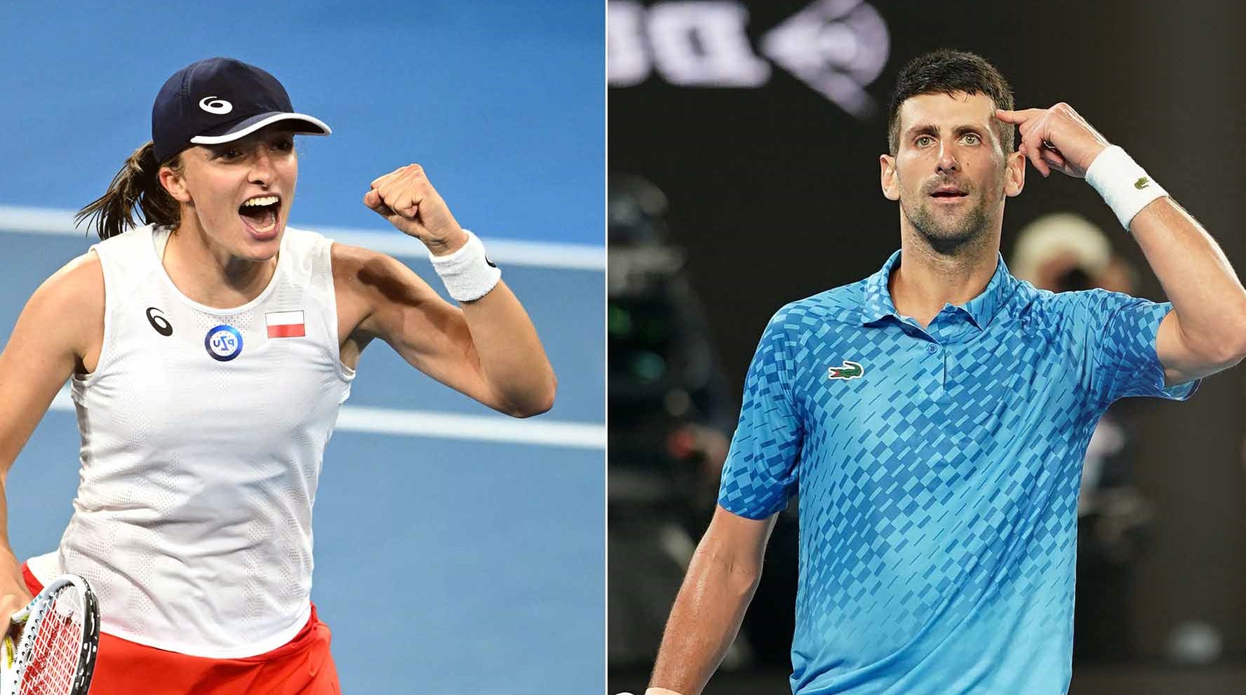 Australian Open 2024, Iga Swiatek, Carlos Alcaraz, Novak Djokovic