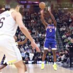 NBA All-Star, Tyrese Maxey shines bright as the 76ers defeat the Jazz