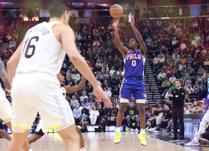 NBA All-Star, Tyrese Maxey shines bright as the 76ers defeat the Jazz